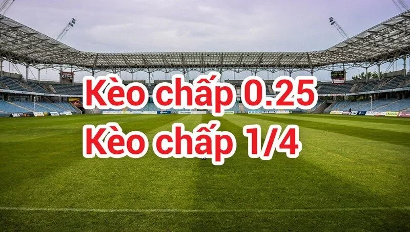 V&iacute; dụ minh họa về k&egrave;o t&agrave;i xỉu 0.25&nbsp;